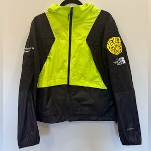 The North Face Black and Bright Yellow Jacket